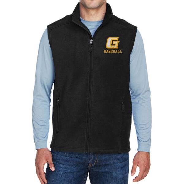 G Baseball Embroidered Fleece Vest Thumbnail